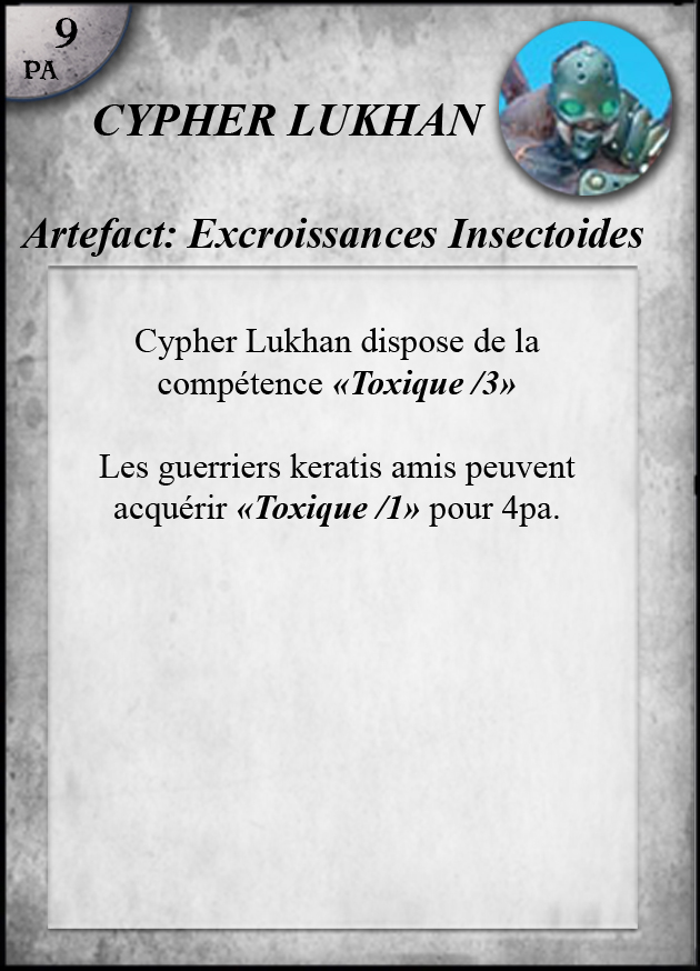 Excroissances Insectoïdes